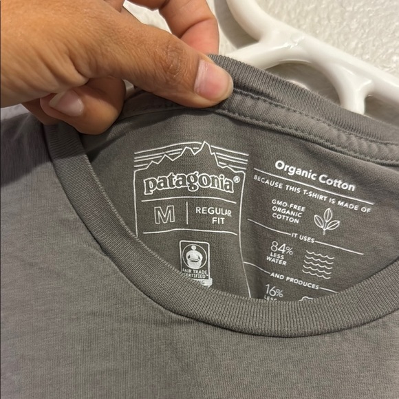 PATAGONIA Framed FITZ ROY Trout ORGANIC COTTON T-Shirt - Picture 5 of 6